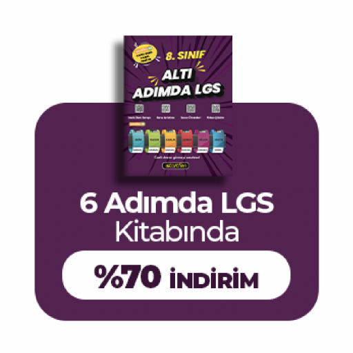 Altı Adımda LGS %70 İndirimli